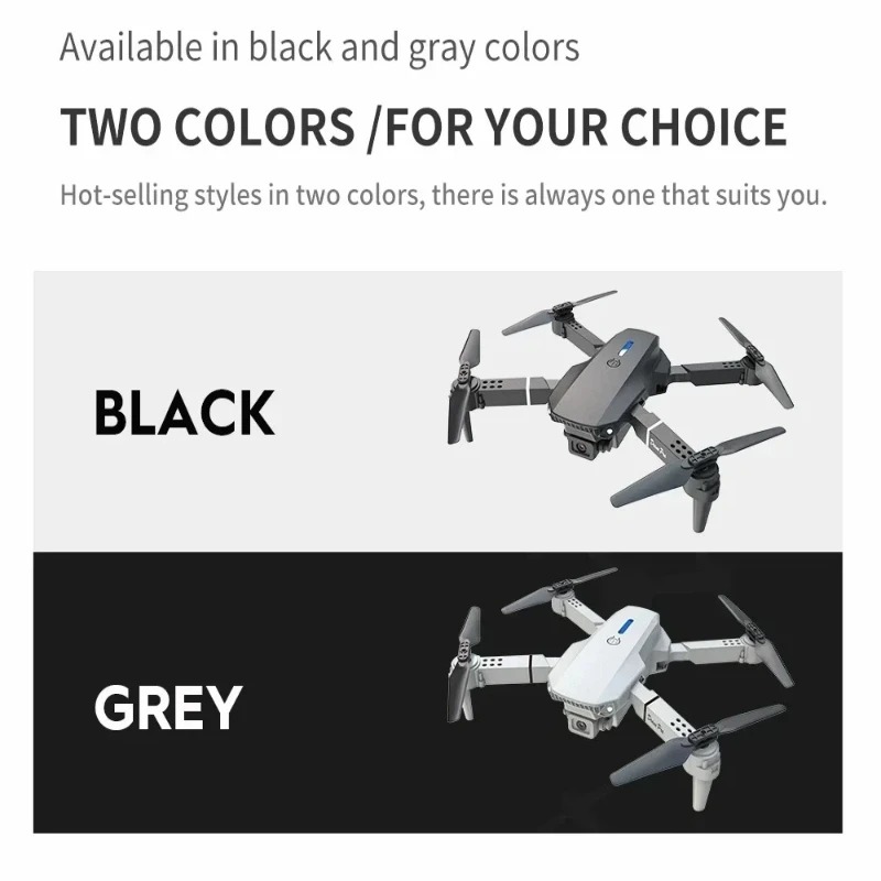 E88 Mini Drone Kamera 4K HD Wi - Drone Kit Tricopter ulasan dan harga