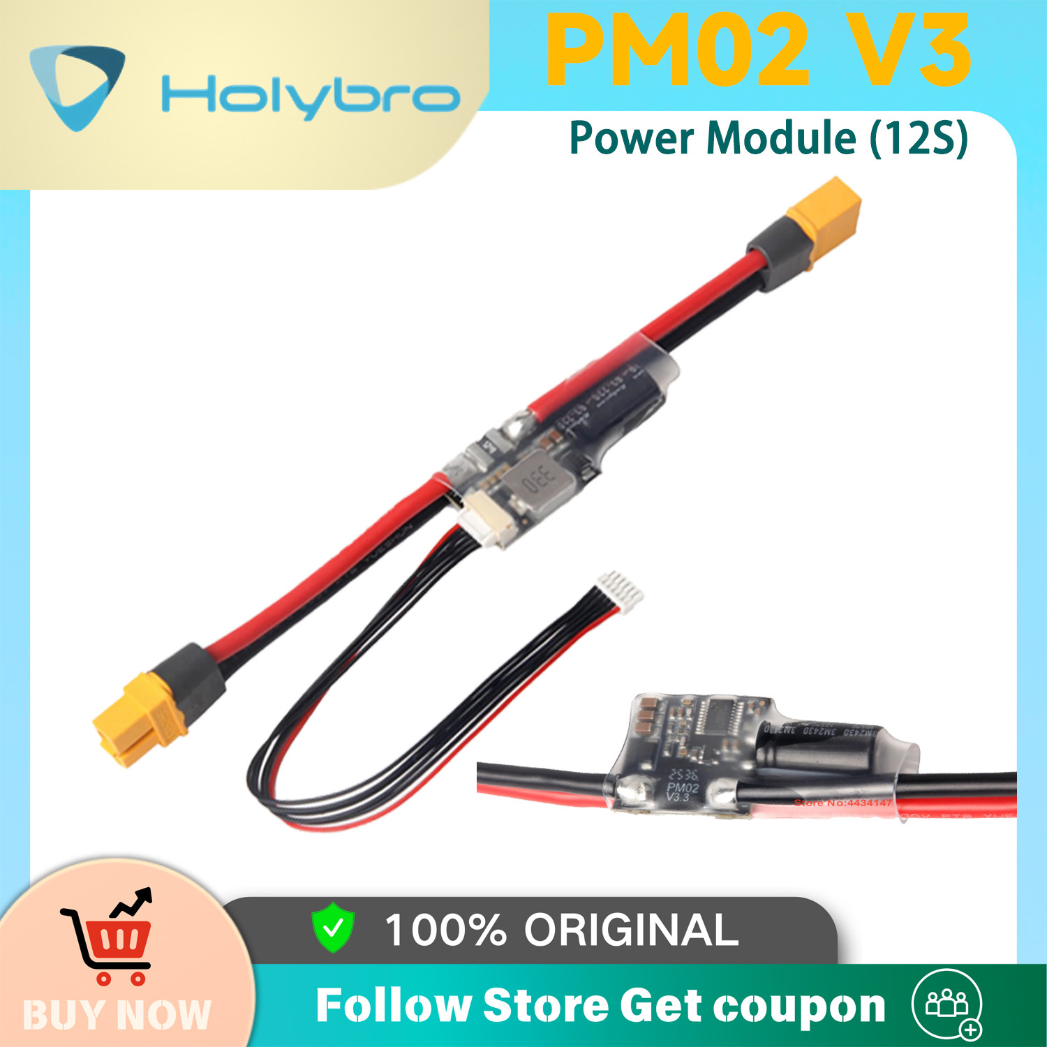 Modul Daya Holybro PM02D 2S-12 - Drone Kit Hexacopter ulasan dan harga