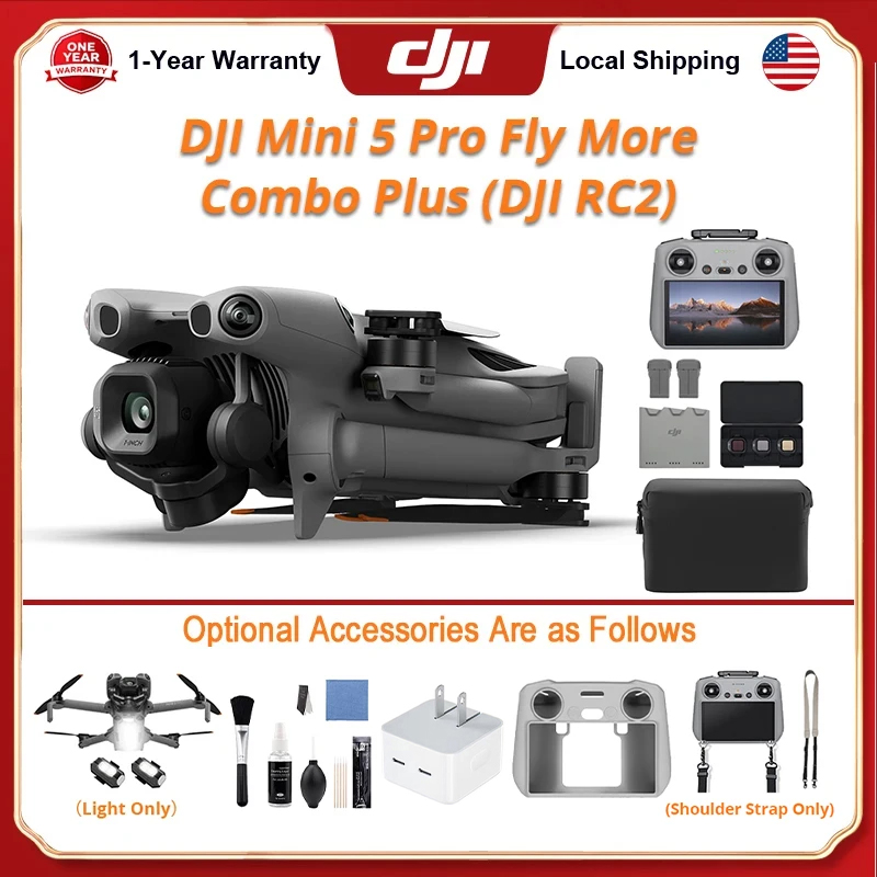 DJI Mini 5 Pro Fly More Combo  - Drone Kit With Camera ulasan dan harga
